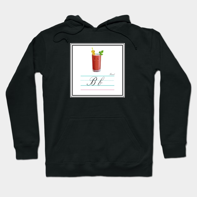 Brunch Queer Alphabet Card Hoodie by 3mosCreatives